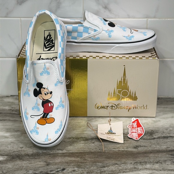 Disney 50th Anniversary Mickey Vans Classic Slip-O Slip On